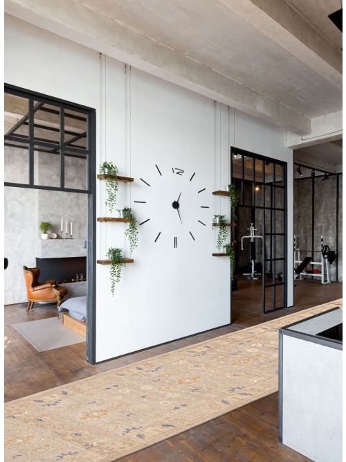 Indian Modern Oushak 3'0" x 15'11" Hand-knotted Wool Runner Rug 