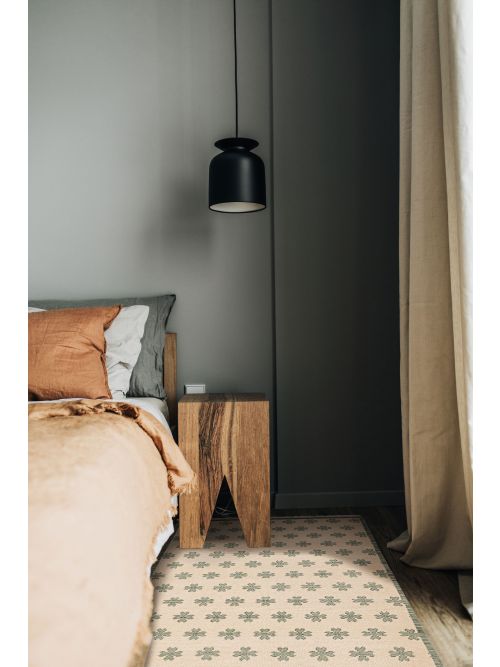 Indian Finest Oushak Hand-knotted Wool Rug, 124 x 183 cm