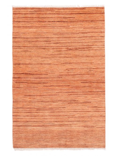 Pakistani Pak Finest Gabbeh 4'0" x 6'0" Hand-knotted Wool Rug 