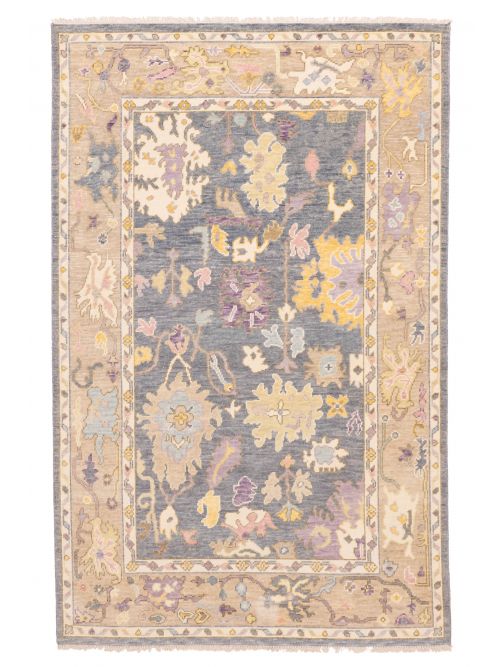 Indian Modern Oushak Hand-knotted Wool Rug, 168 x 259 cm