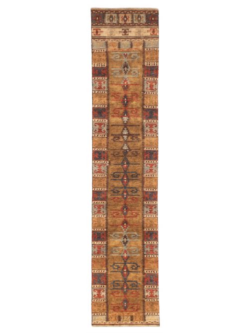 Nepal Opulence Hand-knotted Wool Runner Rug, 76 x 356 cm