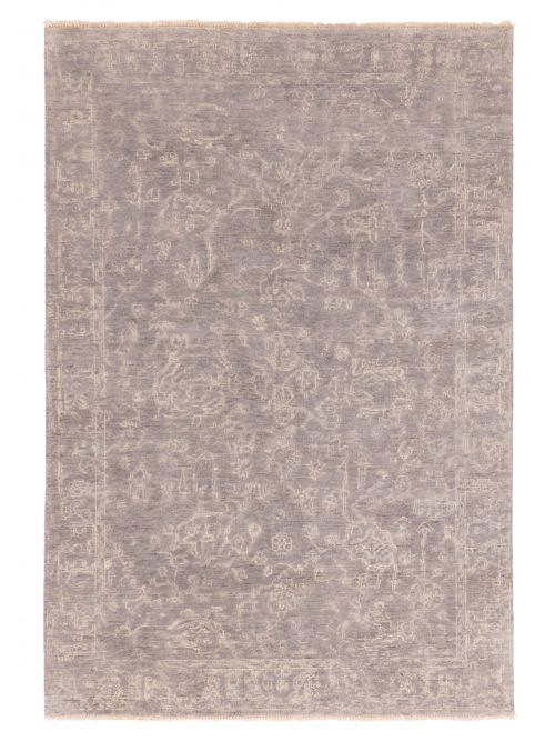 Indian Finest Oushak Hand-knotted Wool Rug, 183 x 269 cm
