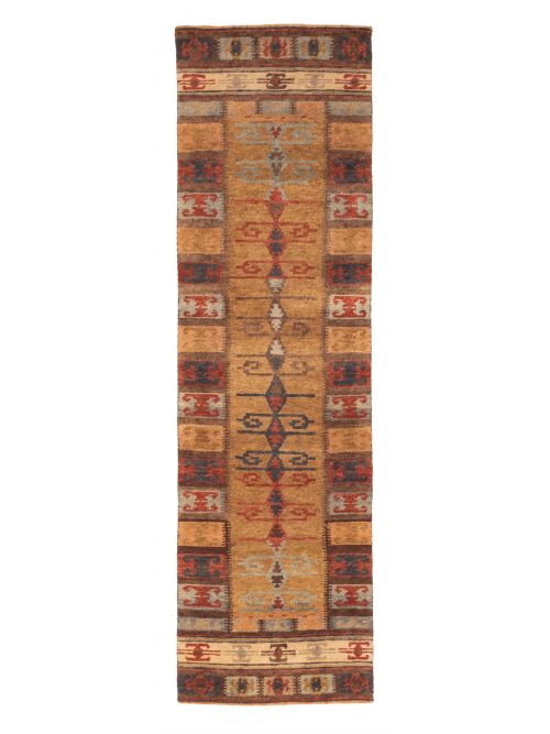 Nepal Opulence Hand-knotted Wool Runner Rug, 79 x 300 cm