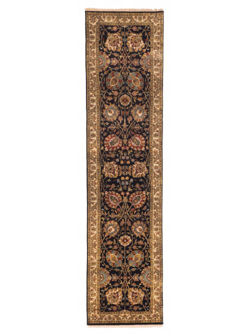Indian Jamshidpour Hand-knotted Wool Runner Rug, 71 x 292 cm