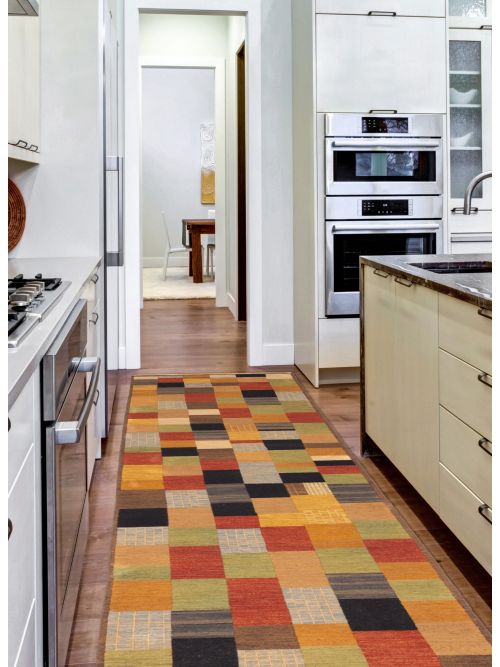 Tapestry Kilim lahore 2'6" x 12'11" en laine