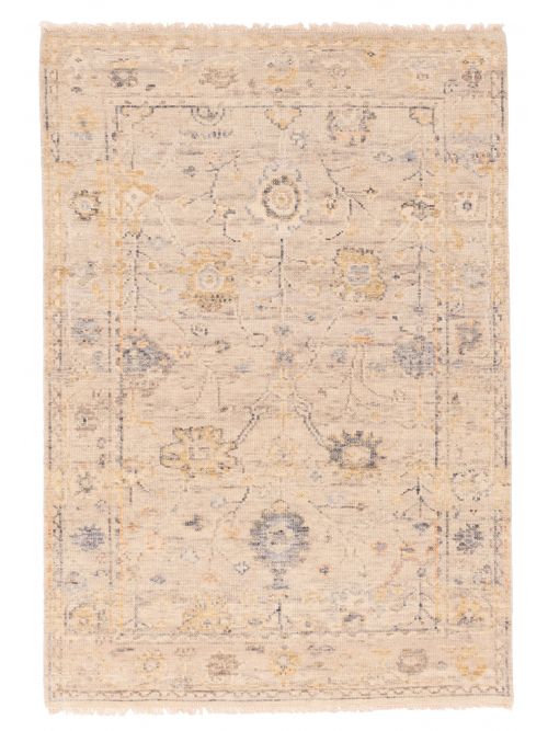 Indian Modern Oushak Hand-knotted Wool Rug, 124 x 180 cm