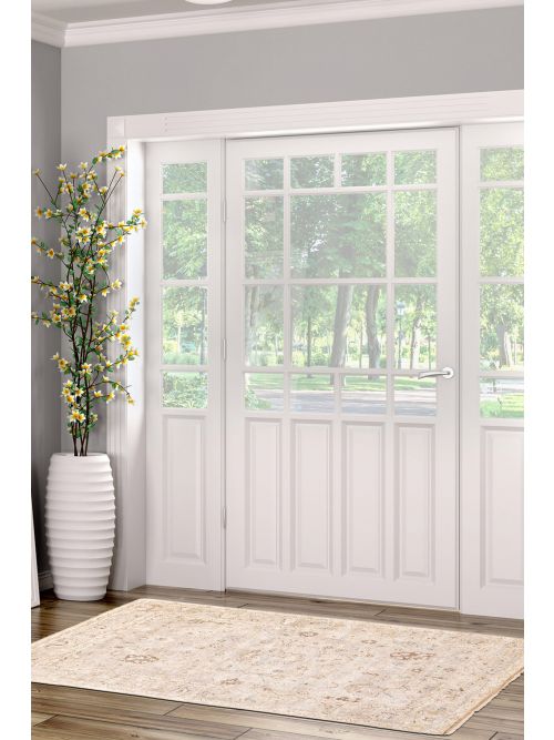 Indian Finest Oushak Hand-knotted Wool Rug, 119 x 178 cm