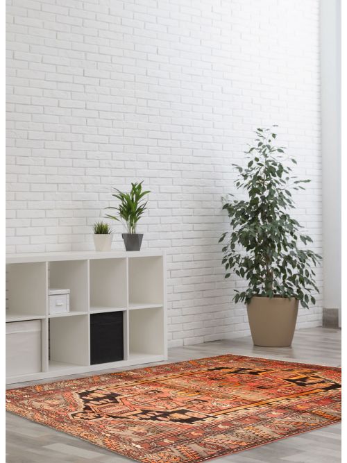 Persian Style Hand-knotted Wool Rug, 114 x 213 cm