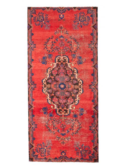 Persian Style Hand-knotted Wool Runner Rug, 117 x 259 cm