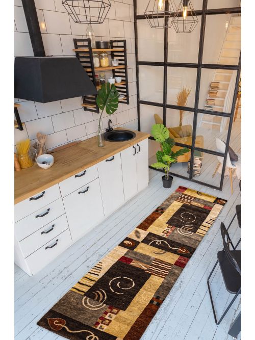 Nepal Opulence Hand-knotted Wool Runner Rug, 76 x 300 cm