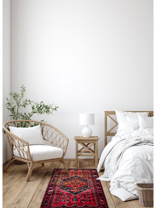 Persian Style Hand-knotted Wool Rug, 130 x 234 cm