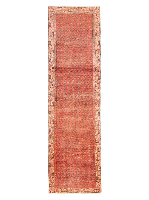 Persian Style Hand-knotted Wool Runner Rug, 76 x 297 cm