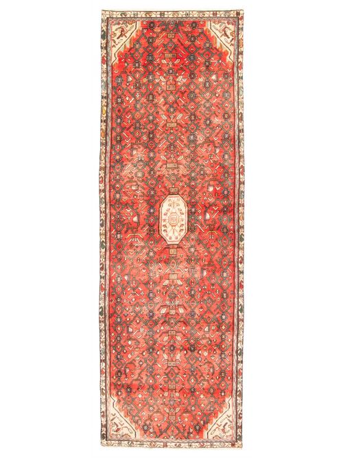 Persian Style 2'9" x 8'10" Hand-knotted Wool Runner Rug 