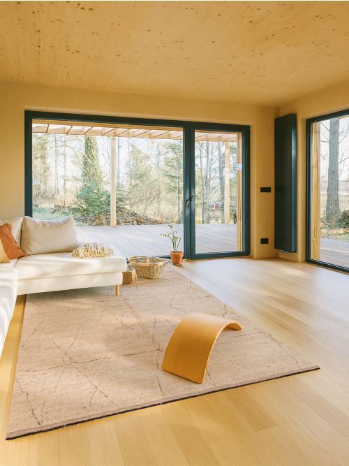 Tapis looma 7'11" x 9'8" en laine