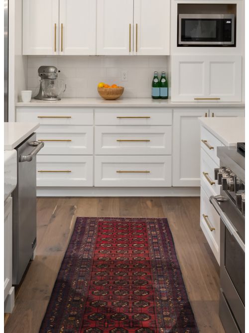 Afghan Baluch 2'11" x 8'10" Hand-knotted Wool Runner Rug 