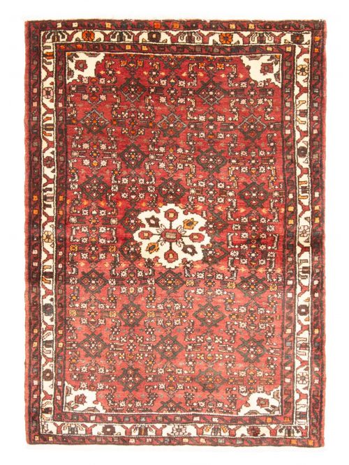 Persian Style 3'8" x 5'3" Hand-knotted Wool Rug 