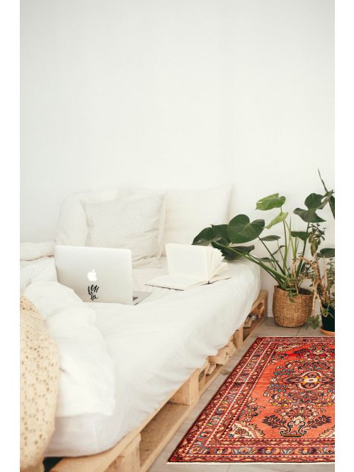 Persian Style 3'5" x 5'0" Hand-knotted Wool Rug 