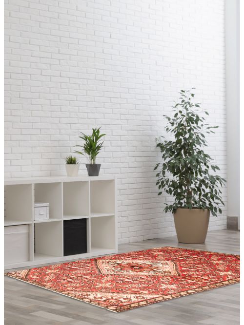 Persian Style 3'3" x 5'9" Hand-knotted Wool Rug 