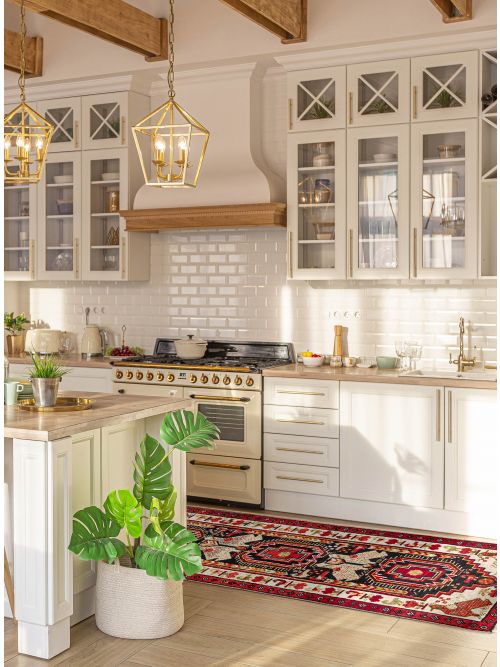 Afghan Baluch 2'0" x 6'7" Hand-knotted Wool Runner Rug 