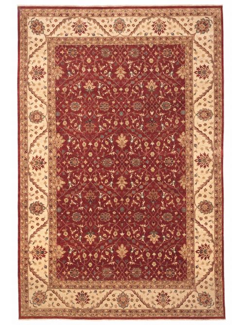 Indian Mirzapur 11'7" x 17'4" Hand-knotted Wool Rug 