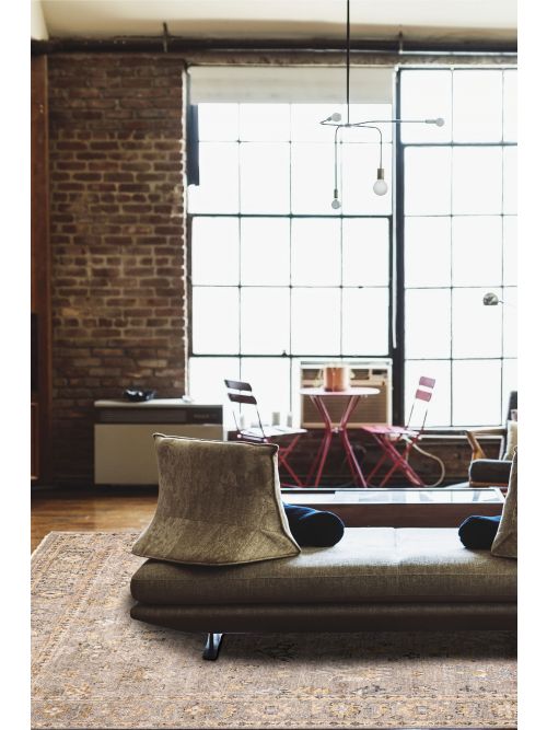 Indian Modern Oushak 12'2" x 14'10" Hand-knotted Wool Rug 