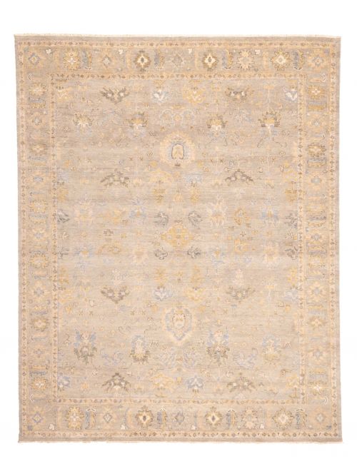 Indian Modern Oushak 12'2" x 14'11" Hand-knotted Wool Rug 