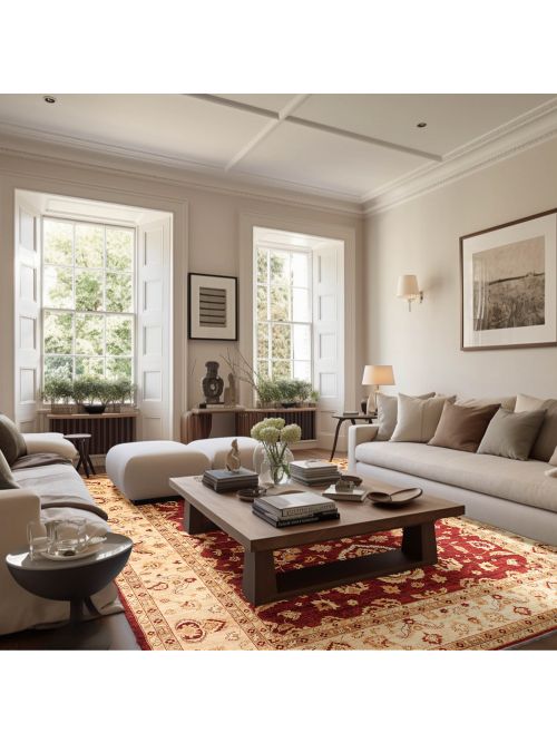 Afghan Chobi Finest 12'3" x 14'9" Hand-knotted Wool Rug 