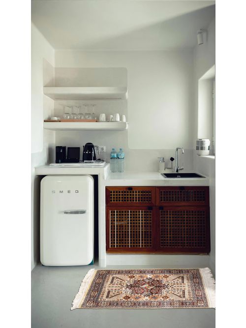 Tapis hereke 2'4" x 2'11" en soie