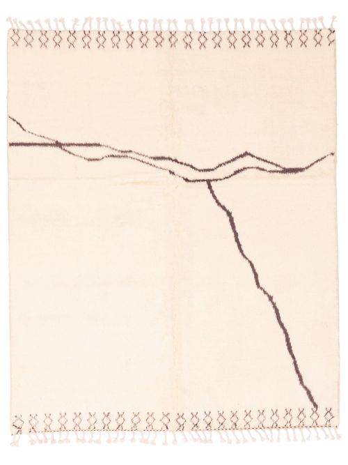 Pakistani Pak Finest Marrakesh 5'5" x 6'6" Hand-knotted Wool Rug 