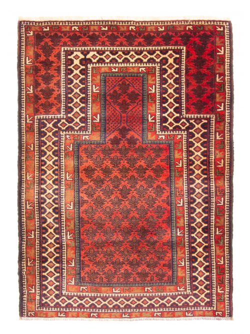 Tapis teimani 3'2" x 4'7" en laine
