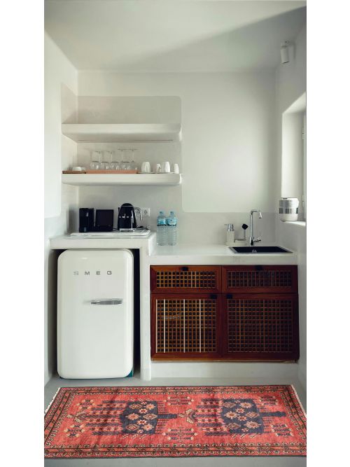 Tapis teimani 2'9" x 4'9" en laine