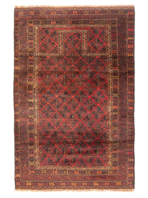 Afghan Teimani 2'10" x 4'4" Hand-knotted Wool Rug 