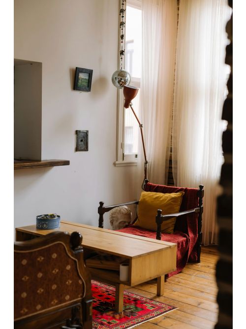 Tapis teimani 2'9" x 4'10" en laine