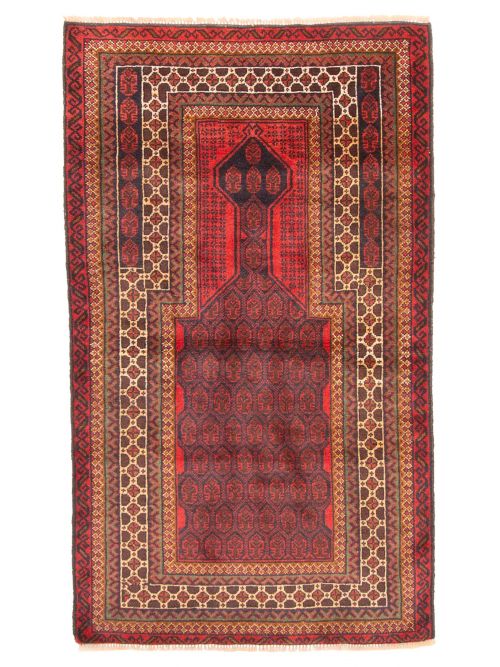 Tapis teimani 2'10" x 4'11" en laine