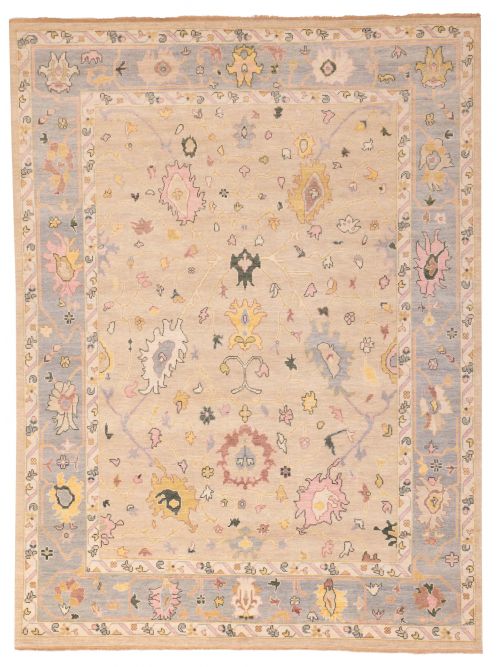Tapis oushak moderne 8'11" x 11'10" en laine