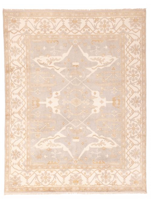 Indian Royal Oushak 7'11" x 10'0" Hand-knotted Wool Rug 
