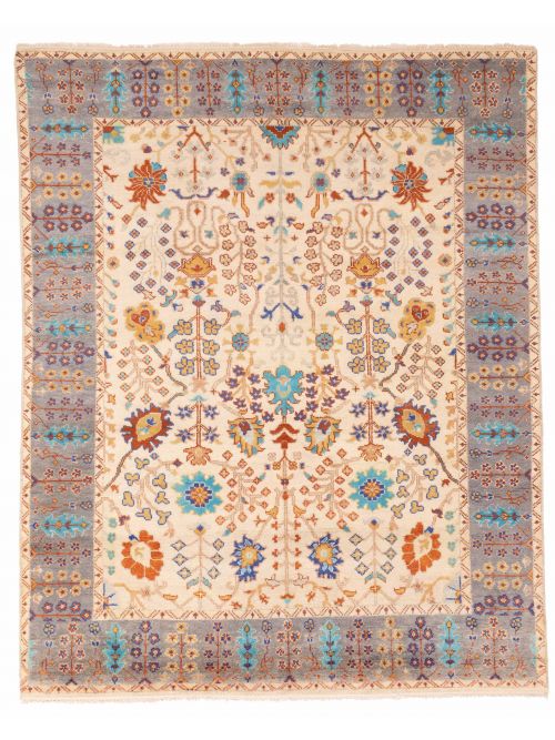 Tapis oushak moderne 7'11" x 9'10" en laine