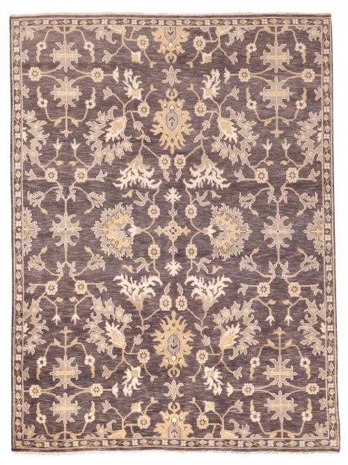 Indian Royal Oushak 9'0" x 11'11" Hand-knotted Wool Rug 