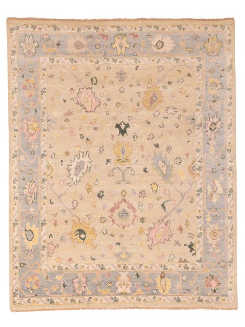 Tapis oushak moderne 7'10" x 9'9" en laine