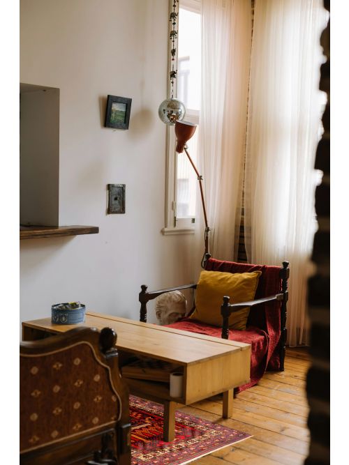 Tapis teimani 2'9" x 4'7" en laine