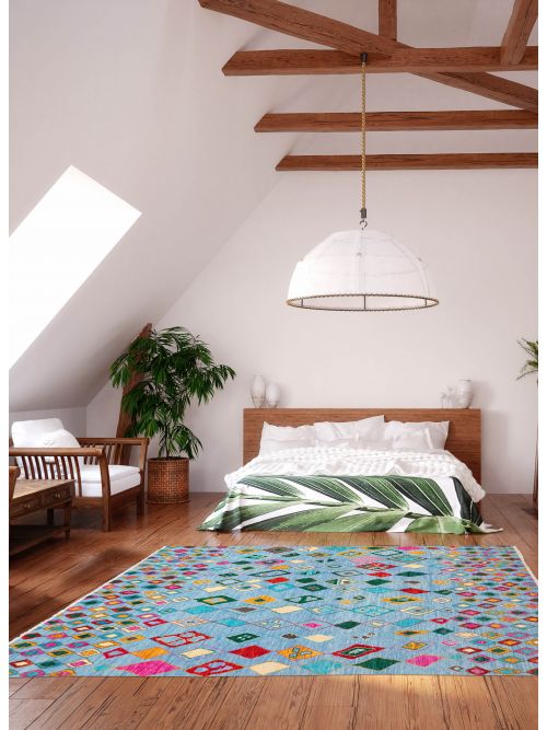 Tapis shalimar 9'1" x 12'3" en laine