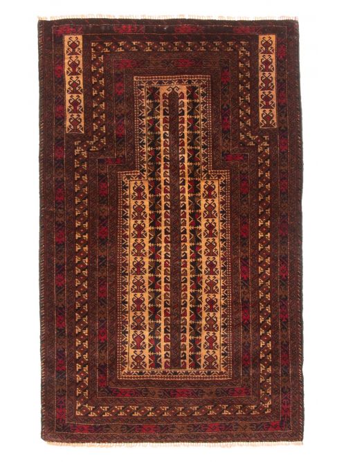 Tapis teimani 2'10" x 4'8" en laine