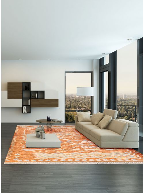 Tapis shalimar 9'0" x 12'0" en laine