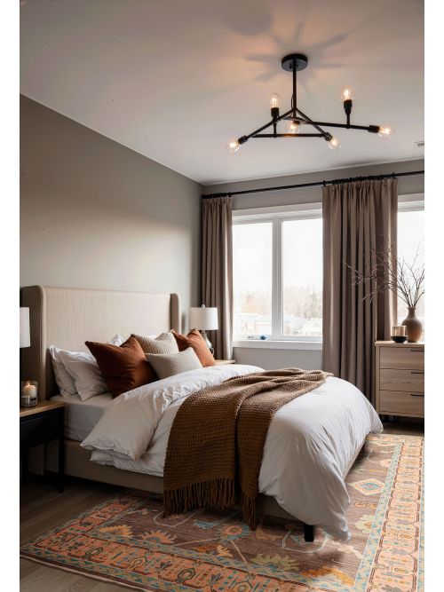 Indian Modern Oushak 9'3" x 12'1" Hand-knotted Wool Rug 