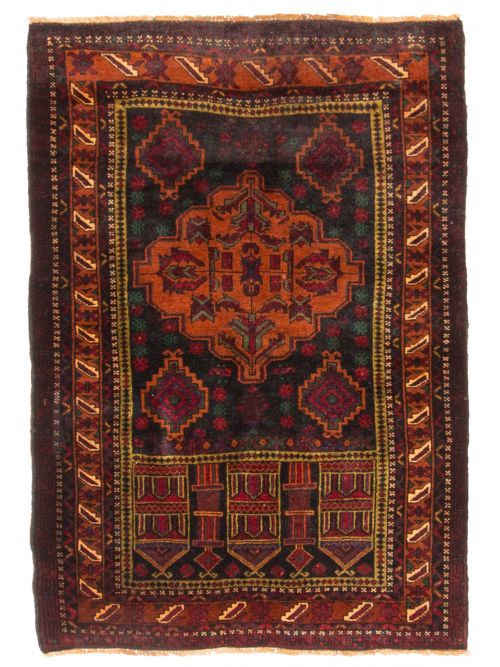 Tapis teimani 2'10" x 4'0" en laine