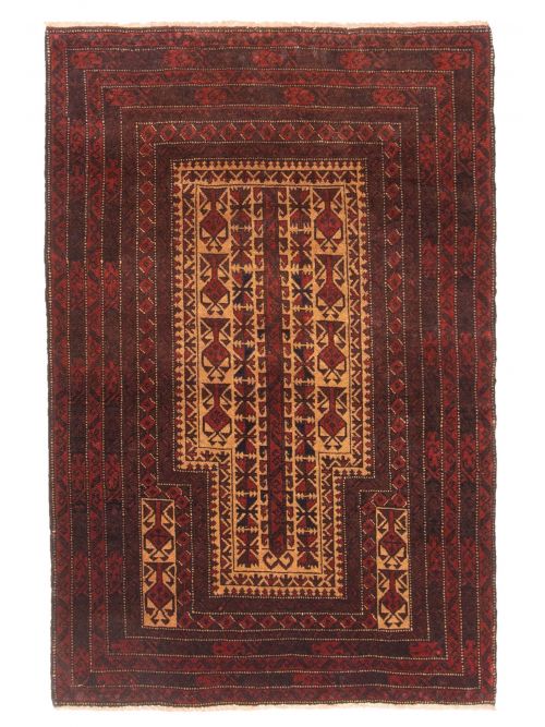 Tapis teimani 2'9" x 4'2" en laine