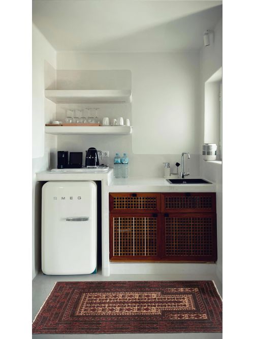 Tapis teimani 2'9" x 4'2" en laine