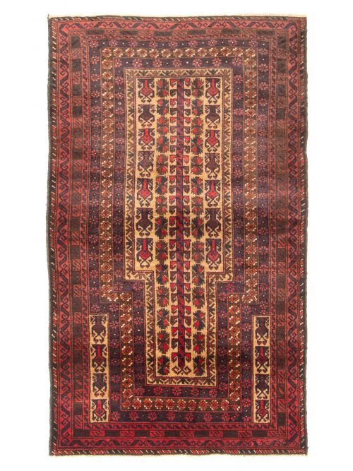 Tapis teimani 2'10" x 4'9" en laine