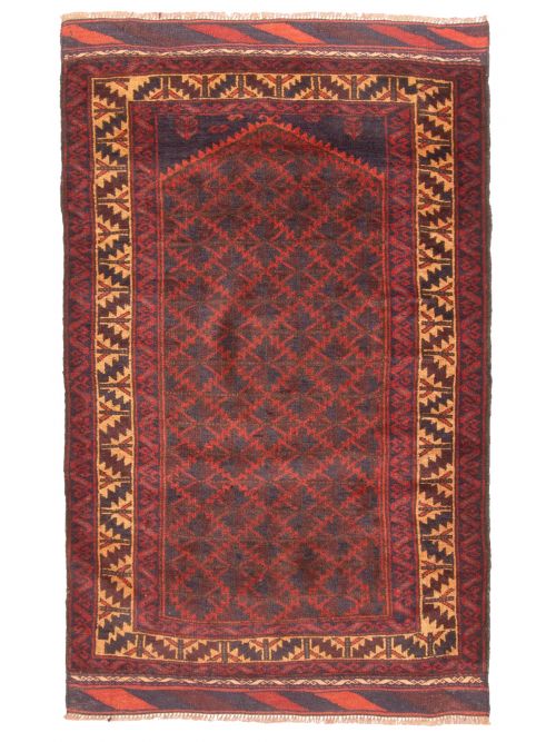 Tapis teimani 2'9" x 4'7" en laine