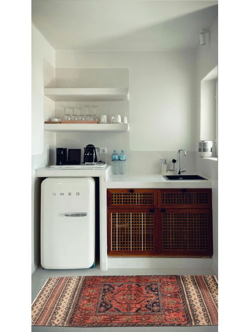 Tapis teimani 3'3" x 4'11" en laine